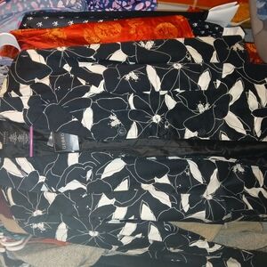 George Monochrome Floral Patterned Jacket